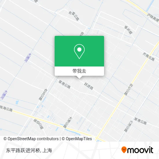 东平路跃进河桥地图