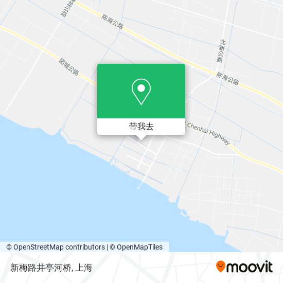 新梅路井亭河桥地图