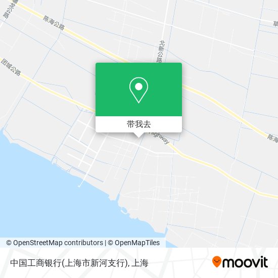 中国工商银行(上海市新河支行)地图