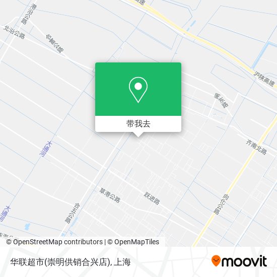 华联超市(崇明供销合兴店)地图