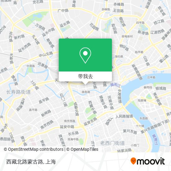 西藏北路蒙古路地图