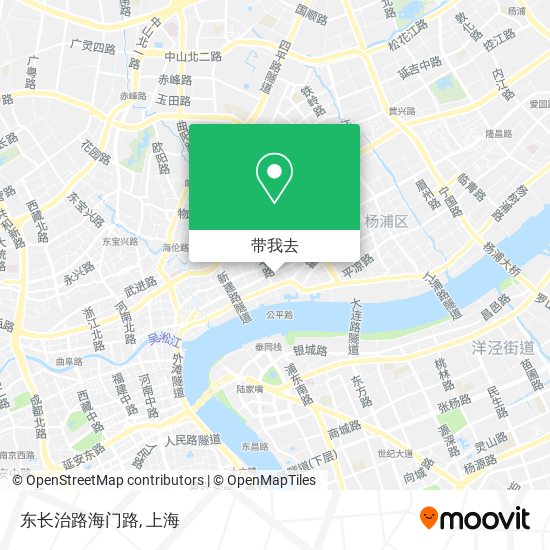 东长治路海门路地图