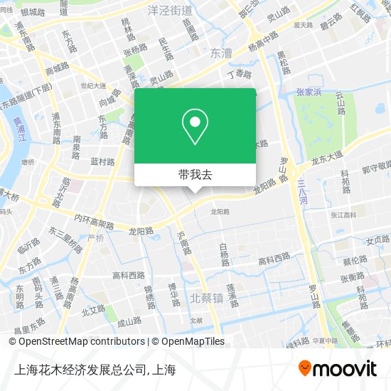 上海花木经济发展总公司地图