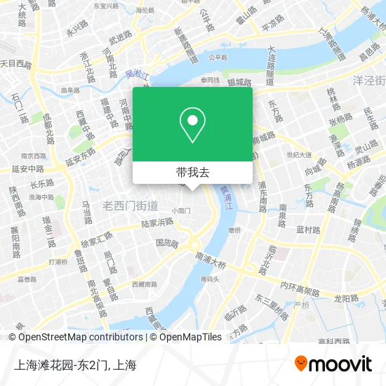 上海滩花园-东2门地图