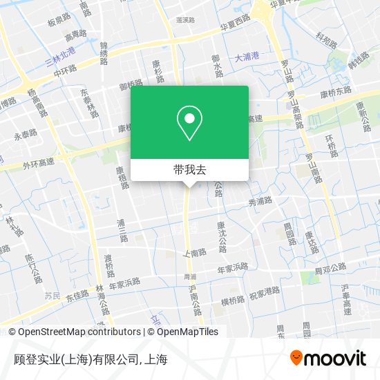 顾登实业(上海)有限公司地图