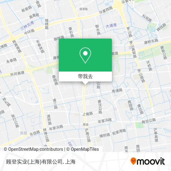 顾登实业(上海)有限公司地图