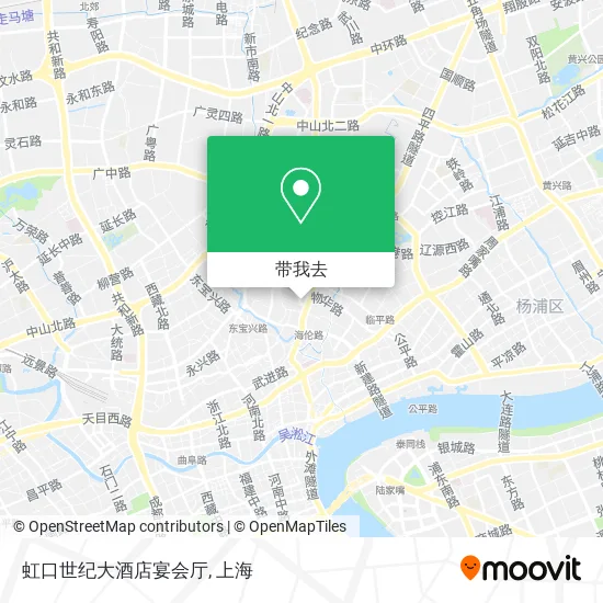 虹口世纪大酒店宴会厅地图