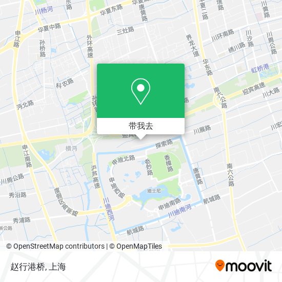 赵行港桥地图