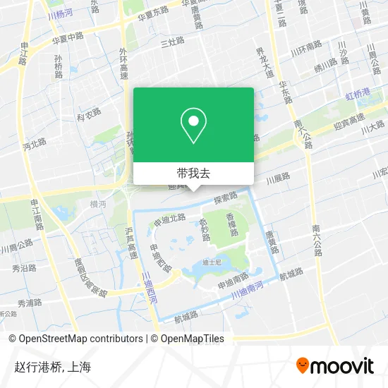 赵行港桥地图