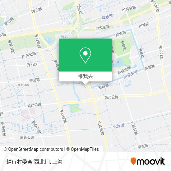 赵行村委会-西北门地图