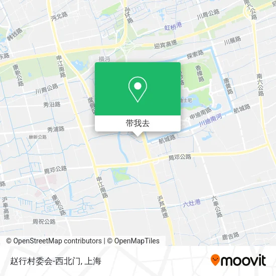 赵行村委会-西北门地图