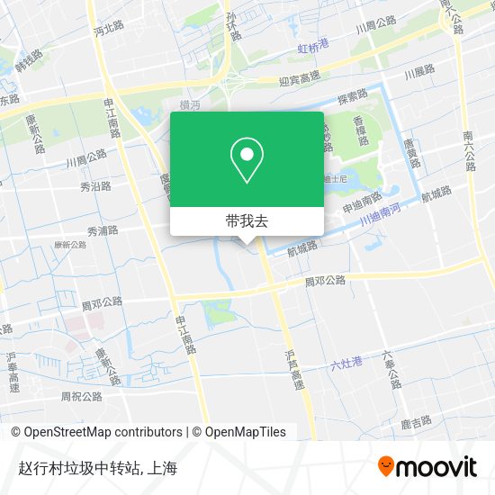 赵行村垃圾中转站地图