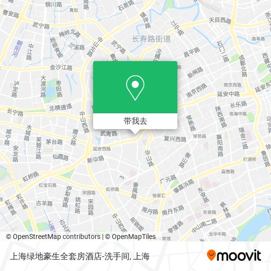 上海绿地豪生全套房酒店-洗手间地图