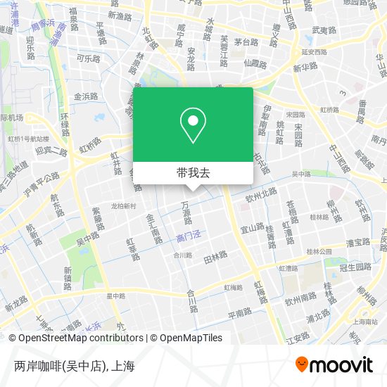 两岸咖啡(吴中店)地图