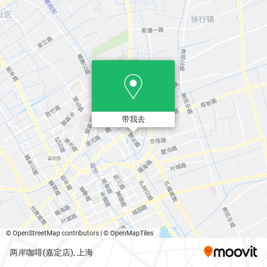 两岸咖啡(嘉定店)地图