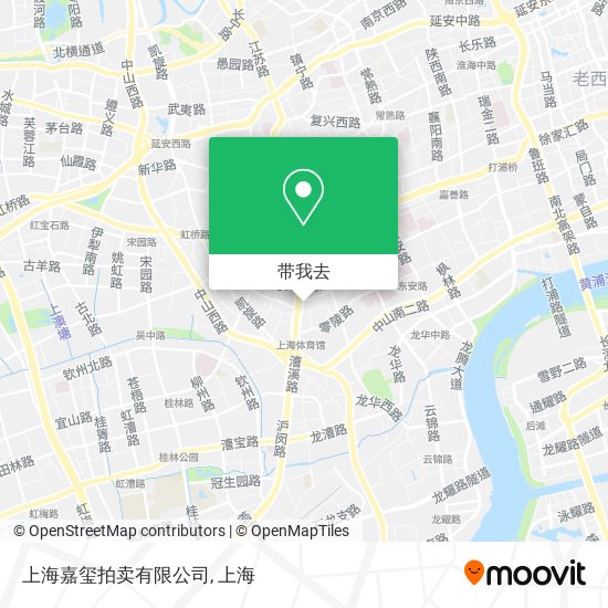 上海嘉玺拍卖有限公司地图