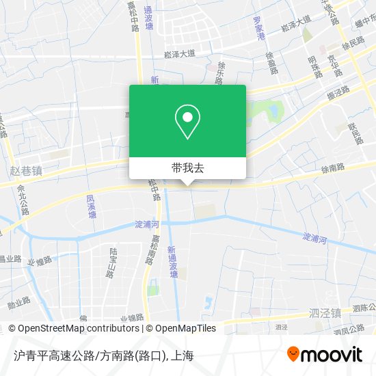 沪青平高速公路/方南路(路口)地图