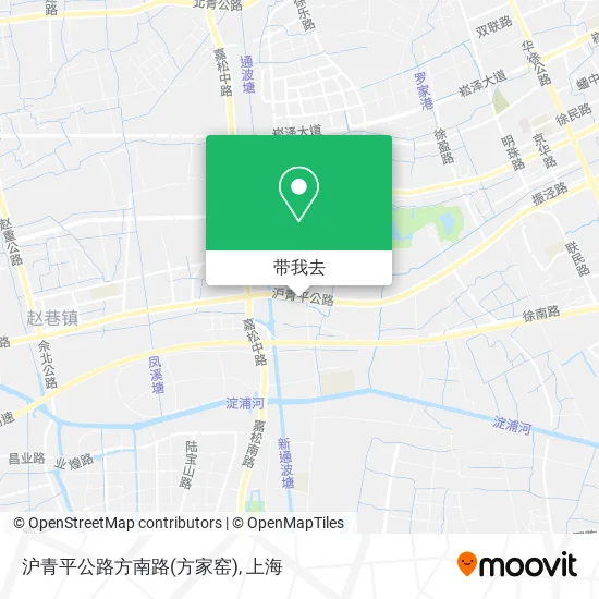 沪青平公路方南路(方家窑)地图