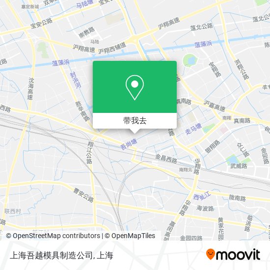 上海吾越模具制造公司地图