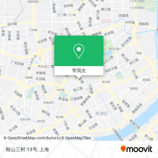 鞍山三村-13号地图