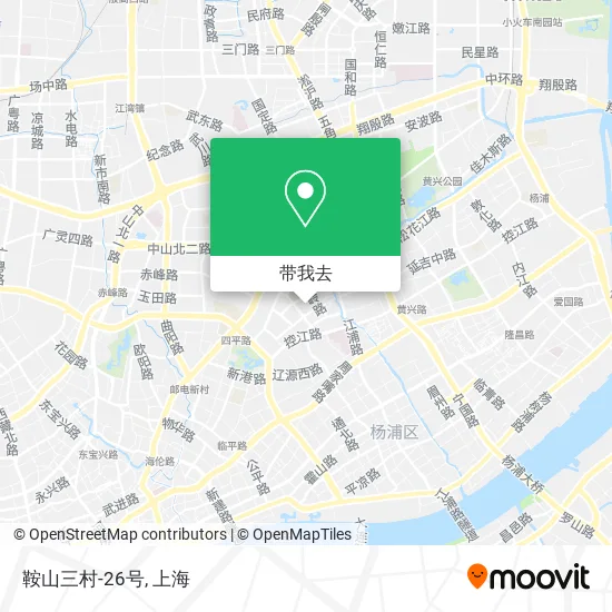 鞍山三村-26号地图