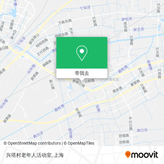 兴塔村老年人活动室地图