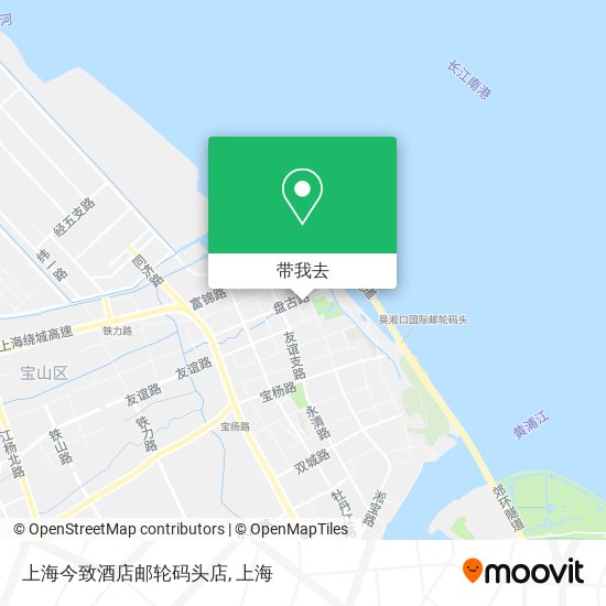 上海今致酒店邮轮码头店地图