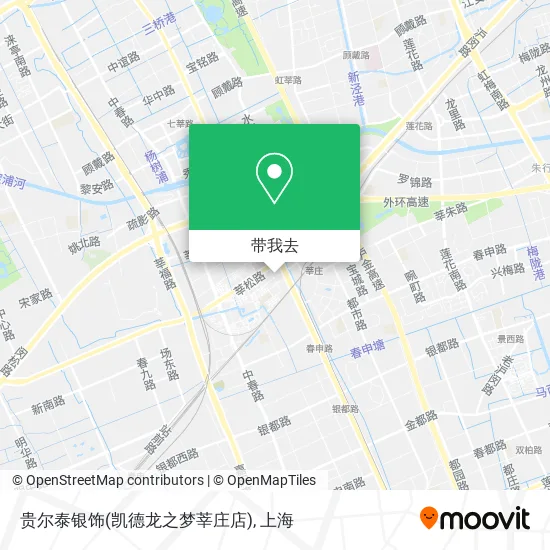 贵尔泰银饰(凯德龙之梦莘庄店)地图