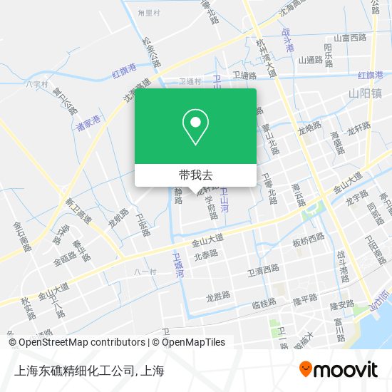 上海东礁精细化工公司地图