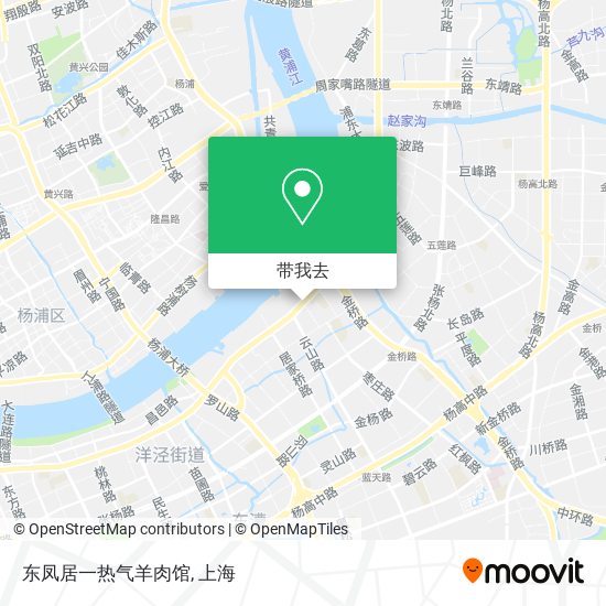 东凤居一热气羊肉馆地图