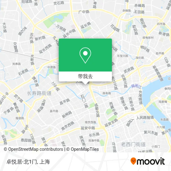 卓悦居-北1门地图