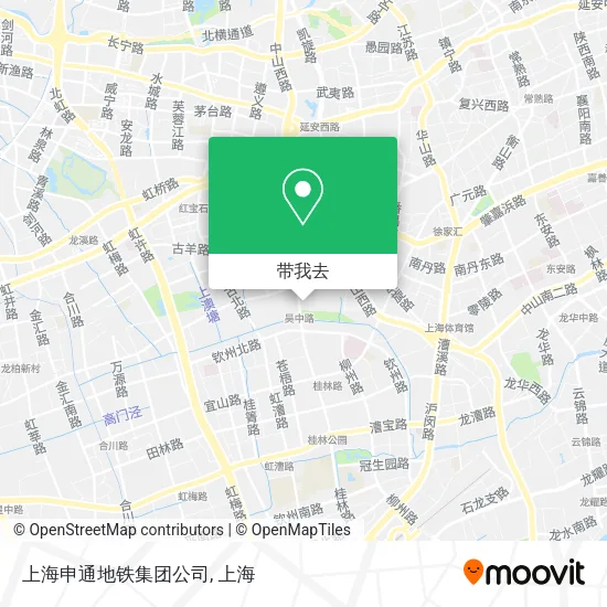 上海申通地铁集团公司地图