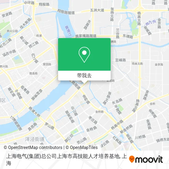 上海电气(集团)总公司上海市高技能人才培养基地地图