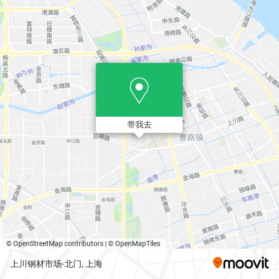 上川钢材市场-北门地图