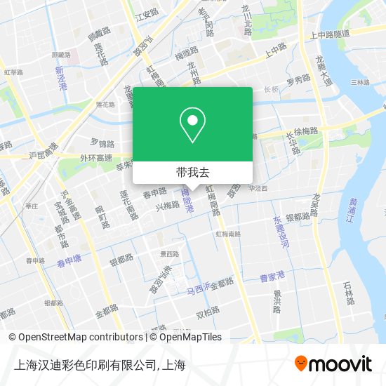 上海汉迪彩色印刷有限公司地图