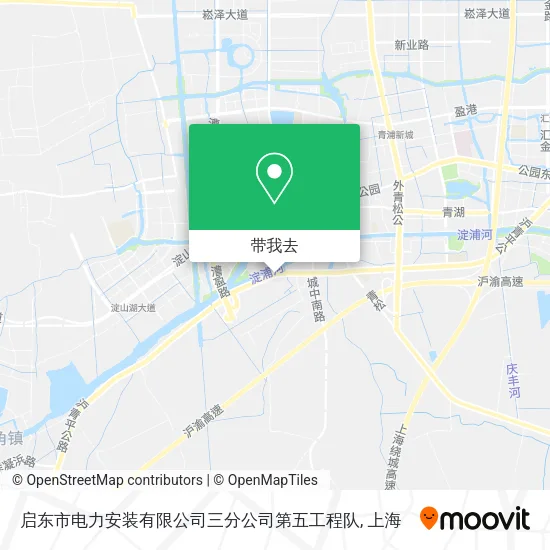 启东市电力安装有限公司三分公司第五工程队地图
