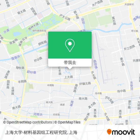 上海大学-材料基因组工程研究院地图