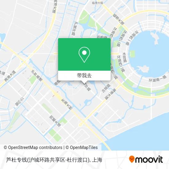 芦杜专线(沪城环路共享区-杜行渡口)地图