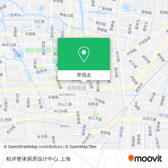 柏岸整体厨房设计中心地图