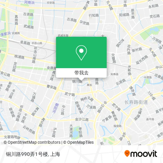 铜川路990弄1号楼地图