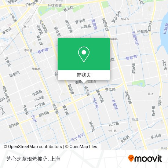 芝心芝意现烤披萨地图