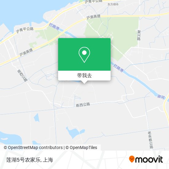 莲湖5号农家乐地图