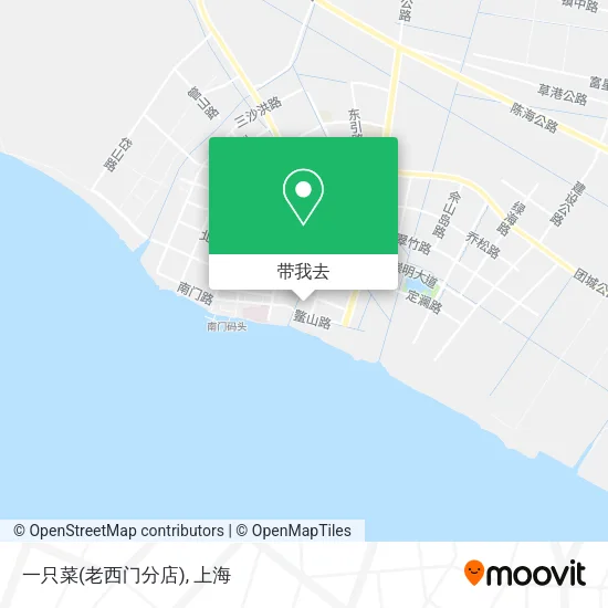 一只菜(老西门分店)地图