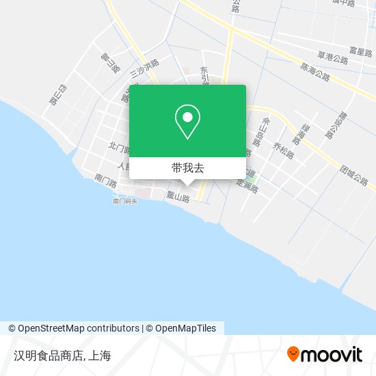 汉明食品商店地图