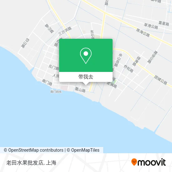 老田水果批发店地图