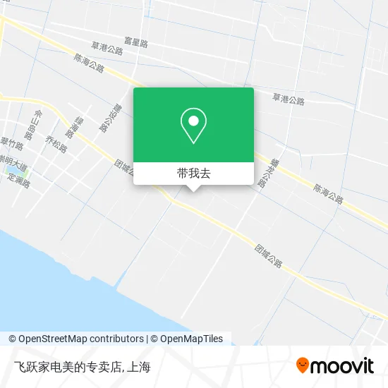 飞跃家电美的专卖店地图