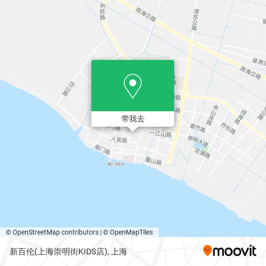 新百伦(上海崇明街KIDS店)地图