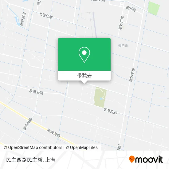 民主西路民主桥地图