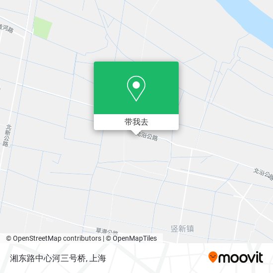 湘东路中心河三号桥地图