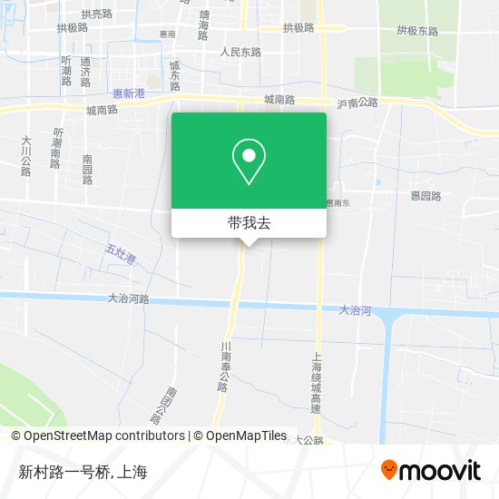 新村路一号桥地图